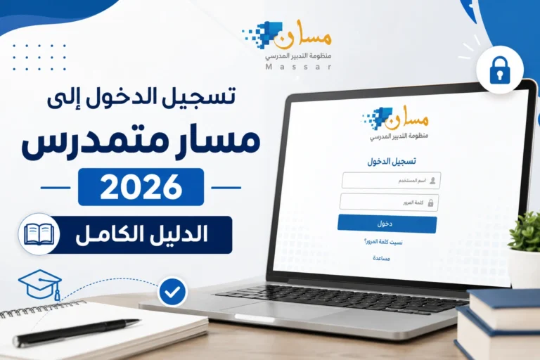 تسجيل الدخول إلى مسار متمدرس 2026 – الدليل الكامل