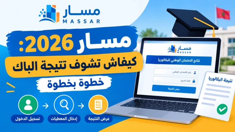 مسار 2026: كيفاش تشوف نتيجة الباك خطوة بخطوة